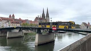 Regensburg Old Town GERMANY 4K 60fps Walking Tour [upl. by Ennaisoj504]