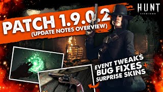 SURPRISE MINI update TWEAKS amp FIXES  unlockable skins HUNT Showdown Update 1902 Overview [upl. by Cozza792]