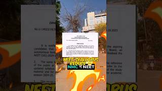 🔥NEET Syllabus Reduce🥺 Difficult Paper 😭neet [upl. by Ennazor]