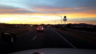 BigRigTravels LIVE Ehrenberg Arizona to Desert Center California Interstate 10 WestNov 20 2017 [upl. by Papagena]