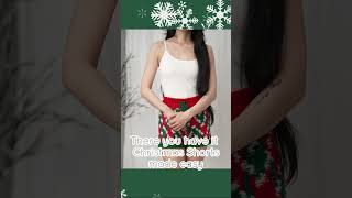 How to Crochet Christmas Shorts In 3 Easy Steps crochet knitpattern crochetprojects [upl. by Mullane]