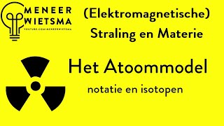 Natuurkunde uitleg Straling 1 Het Atoommodel [upl. by Egedan]