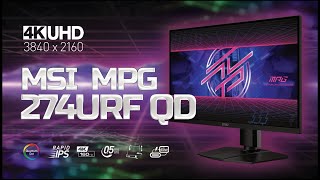 17999TL Fiyatlı MSI MPG 274URF QD 4K 160Hz Monitör İle İlgili Her Şey [upl. by Nonnah534]