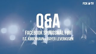 QampA før Leverkusen Se spillernes svar på fansenes spørgsmål [upl. by Atteras587]