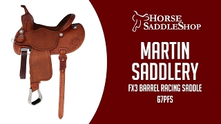 Martin Saddlery FX3 Barrel Racing Saddle 67PFS [upl. by Rebmat]