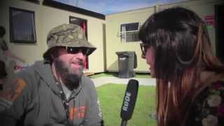 Limp Bizkit  Interview with Wes Borland and Fred Durst Live at Sonisphere Festival 2014 [upl. by Anitsuga]