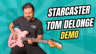 Fender STARCASTER Tom Delonge  Sound Demo [upl. by Adamson593]