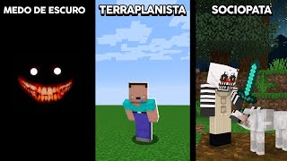 MAIS TIPOS DE PESSOAS REPRESENTADAS NO MINECRAFT [upl. by Enilasor616]