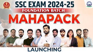 SSC Exam 202425  SSC Maha Pack  SSC Foundation Batch  SSC MAHAPACK Series Launching ssckgs [upl. by Torosian]