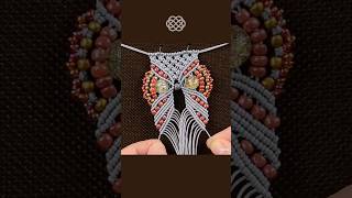 Beaded Macrame Owl DIY macrame [upl. by Kinemod443]