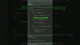 method overloading in java [upl. by Aiciram745]