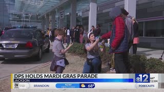 Mississippi DPS holds Mardi Gras parade [upl. by Ahsienar]