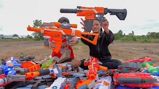 NERF WAR GUN COLLECTION BỘ SƯU TẬP SÚNG 9 [upl. by Selrahc392]