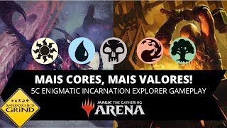 MAIS CORES MAIS VALORES 5C Enigmatic Incarnation Explorer Gameplay Magic Arena [upl. by Yrrehs]