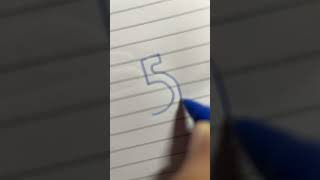 how to write 5 in bubble letters [upl. by Nimrahc]