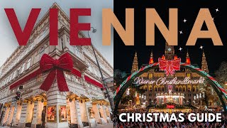 The Magic of CHRISTMAS IN VIENNA ice skating Christmas markets illuminations best things to do [upl. by Olegnaid]