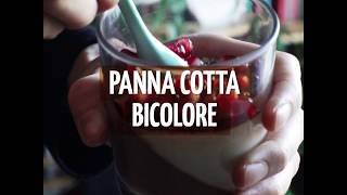 Panna cotta vegana bicolore [upl. by Leary]