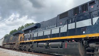 Test CSX New Georgia Railroad Train Passed [upl. by Lamrej27]