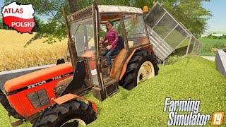 Nowy silos Kiszonka z kukurydzy SEASONS  Wschodnia Dolina ☆ FS 19 ☆ Atlas Polski ㋡ Anton [upl. by Enyaj]