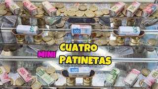 4 PATINETAS CON 4 BILLETES DE 500 [upl. by Felisha]