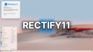 Windows 11 as it should be  Rectify11 [upl. by Gaspard]