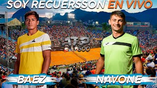 Sebastián Baez vs Mariano Navone Reaccionando en vivo Final ATP 500 de Río [upl. by Cinom]