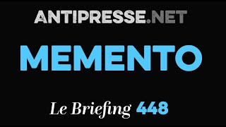 MEMENTO 2862024 — Le briefing avec Slobodan Despot [upl. by Meelas]