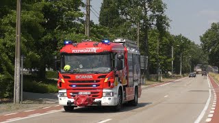 Autopomp A11 Brandweer Bree en ziekenwagen 01 Neerpelt  Interventies in HVzone NoordLimburg [upl. by Ymer]