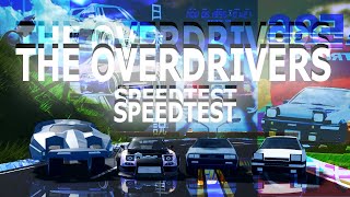 All Vehicles with the Overdrive Speedtest The Overdrivers  Roblox Jailbreak [upl. by Faulkner]