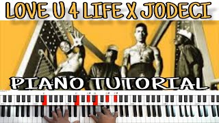 Love U 4 Life by Jodeci  Piano Tutorial 2024 [upl. by Janeen865]