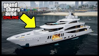 How to Purchase a Luxury Yacht or Boat in GTA Online 🛥  Complete Guide [upl. by Seyer149]