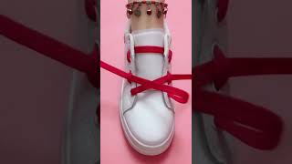 How to tie shoelaces Creative ways to tie shoelaces laces styles P1081123 shoelacestyle diy [upl. by Odnumyer]