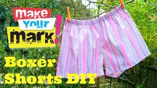 How to Make Boxer Shorts EASY DIY [upl. by Avahc]