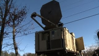 US army unveils electromagnetic nonlethal weapon [upl. by Ayahs645]