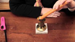 How to Keep Tall Candles Straight in Holders  Fun amp Decorative Crafts [upl. by Acinomed]