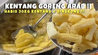 DARI BUKA GAK BERHENTI GORENG BARU DIANGKAT LANGSUNG HABIS SEHARI LUDES 30KG KENTANG amp SINGKONG [upl. by Eisler679]