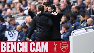 BENCH CAM  Tottenham Hotspur vs Arsenal 23  All the reactions on the touchline [upl. by Sulecram]