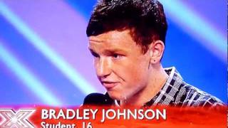 BRADLEY JOHNSON X FACTOR AUDITION 19092011 [upl. by Ahseryt610]