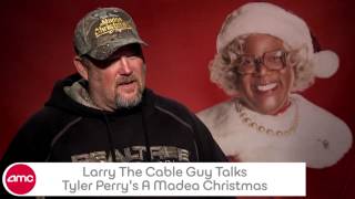 Larry The Cable Guy Chats A MADEA CHRISTMAS with AMC [upl. by Mallen]