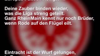 Ode an die Eintracht Komplett mit Text [upl. by Aicinet]