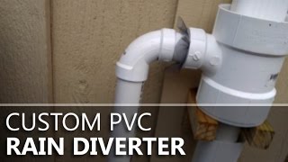 Custom PVC Rain Diverter 10 [upl. by Ahsieket]