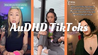 AuDHD dual autism and ADHD tiktoks [upl. by Dinse]