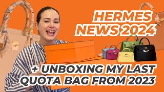 Hermes Price Increase 2024 amp Quota System Update  New Quota Bag Unboxing  Tania Antonenkova [upl. by Alyakcm738]