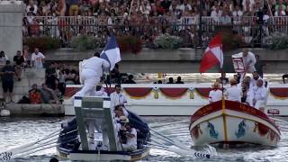 Sète soirée des joutes de la SaintLouis finale des poids lourds [upl. by Euridice732]