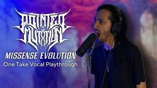 Pointed Mutation  Missense Evolution One Take Vocal Playthrough [upl. by Alliuqa]