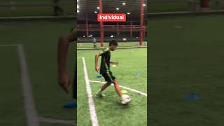 Best Youth Dribbling Drill shorts youtubeshorts shortvideo dribbling football trainalone [upl. by Pinelli]