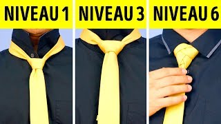 Comment Nouer Facilement une Cravate  6 Bonnes Idées [upl. by Annhoj]