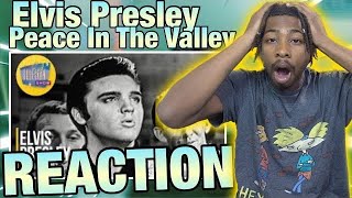 MY FIRST TIME HEARING Elvis Presley  Peace In The Valley REACTION THIS WAS SO GREAT [upl. by Ynohtnaluap163]