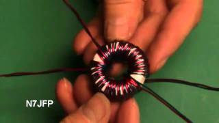 Winding a 14 Current Balun with 15 turns [upl. by Ninehc760]