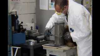 ASTM C39 Concrete Compression testing and ASTM C 617  Non Tutorial Video [upl. by Donald]